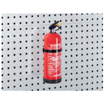 MOUNT FOR EXTINGUISHER WITH 2 KG FIRE EXTINGUISHER