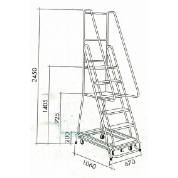 Mobile Safety Ladder